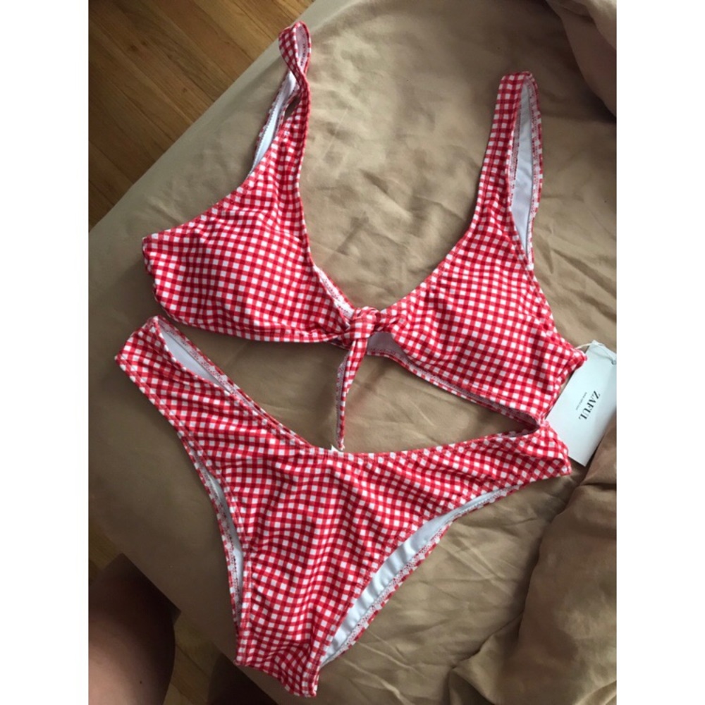 Zaful gingham bikini